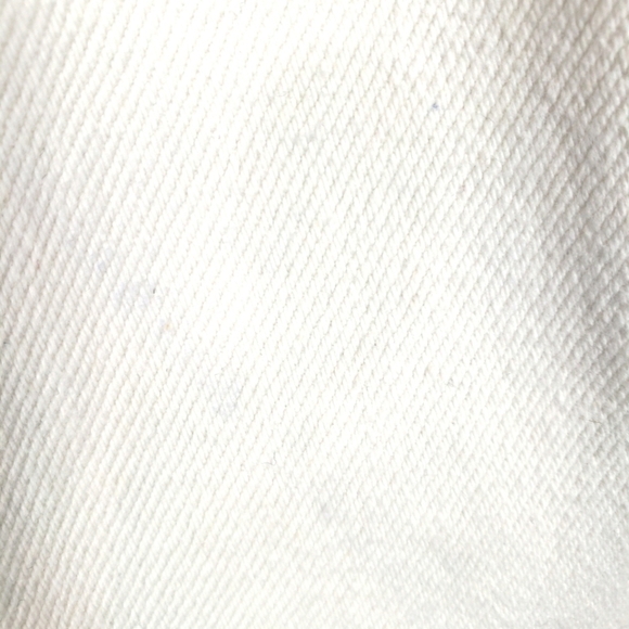 We The Free Winter White Fringed Hem Straight leg Jeans Sz 30 - Picture 10 of 15